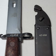 D Romanian Type II Soviet Style Rifle Bayonet & Scabbard  Warsaw Pact  # AS 4609