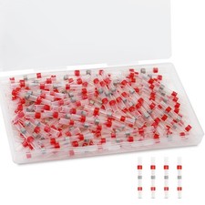 120PCS Solder Seal Wire Connectors, Heat Shrink Wire Butt Connectors, 22-18 A...