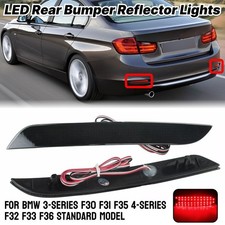 Sto�stange R�cklicht Reflektor R�ckstrahler Schwarz f�r BMW 3er F30 4er F33 F36