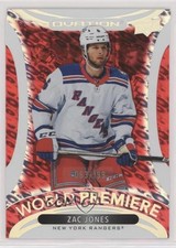 2021-22 Upper Deck Ovation World Premiere Red 63/199 Zac Jones #WP-13 18yf