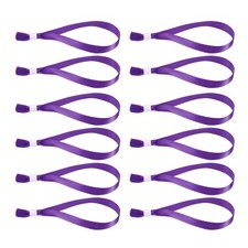 100 Pcs Disposable Cloth Wristbands for Event, Dark Purple