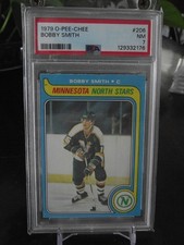 1979 Bobby Smith Rookie O-Pee-Chee # 206 PSA Graded 7