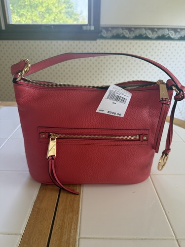  New w/ Tags Michael Kors Rhea Zip 38T6CEZL2L Shoulder Bag