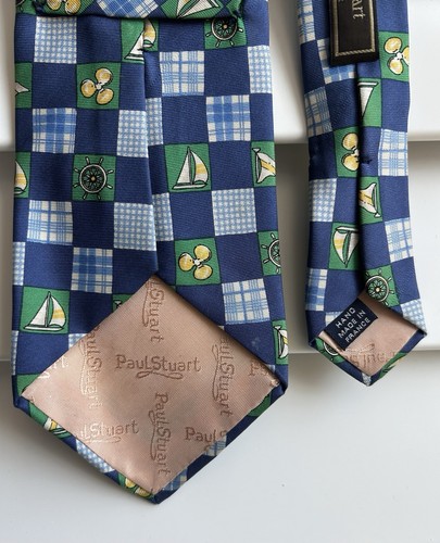 Paul Stuart (New York) Men’s Tie. 100% Soie Silk - Picture 2 of 6
