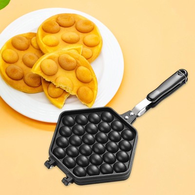 Bubble Waffeleisen Pfanne Doppelseitige Backplatte für Gewerbe Home Cafe