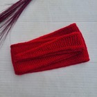 Sophie Scarf Bright Red Gift Ready Neck Warmer Handknit Women Neckerchief — photo 9