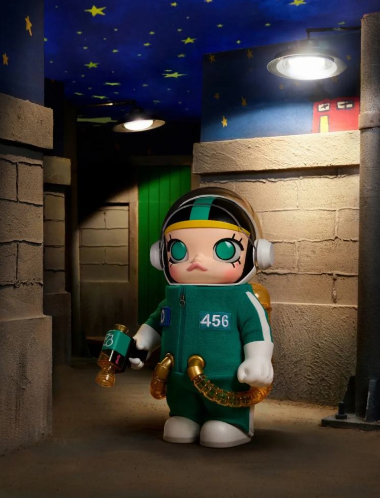 AUTHENTIC MEGA SPACE MOLLY 400% + ACTION FIGURE SQUID GAME Merch Figure Doll