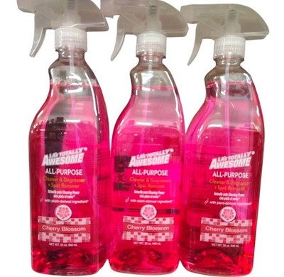 3 Pack LA s Totally Awesome All Purpose Cleaner Cherry Blossom 32oz