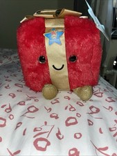 New FAO Schwarz Glow Brights gift Present With Bow Musical Plush