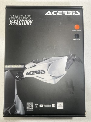 Acerbis X-Factory Handguard  Orange/Black 2634661008 Please Read
