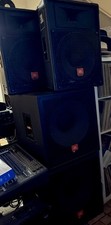 JBL M Pro Series System  2x Crown Amps XLS 2500 2x 18”subs/15”2way Tops + Cables
