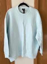 Adidas Sweatshirt Multi Sport Almost Blue Logo Size Medium Oversized NWT