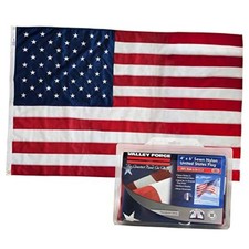 Flag Premium 4' x 6' ft. American Flag, 100% Made in the USA - Perma|Nyl Sewn