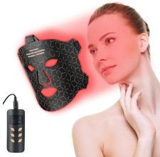 Infrared LED Red Light Therapy Mask for Face Neck Remote Controller Beauty Care
