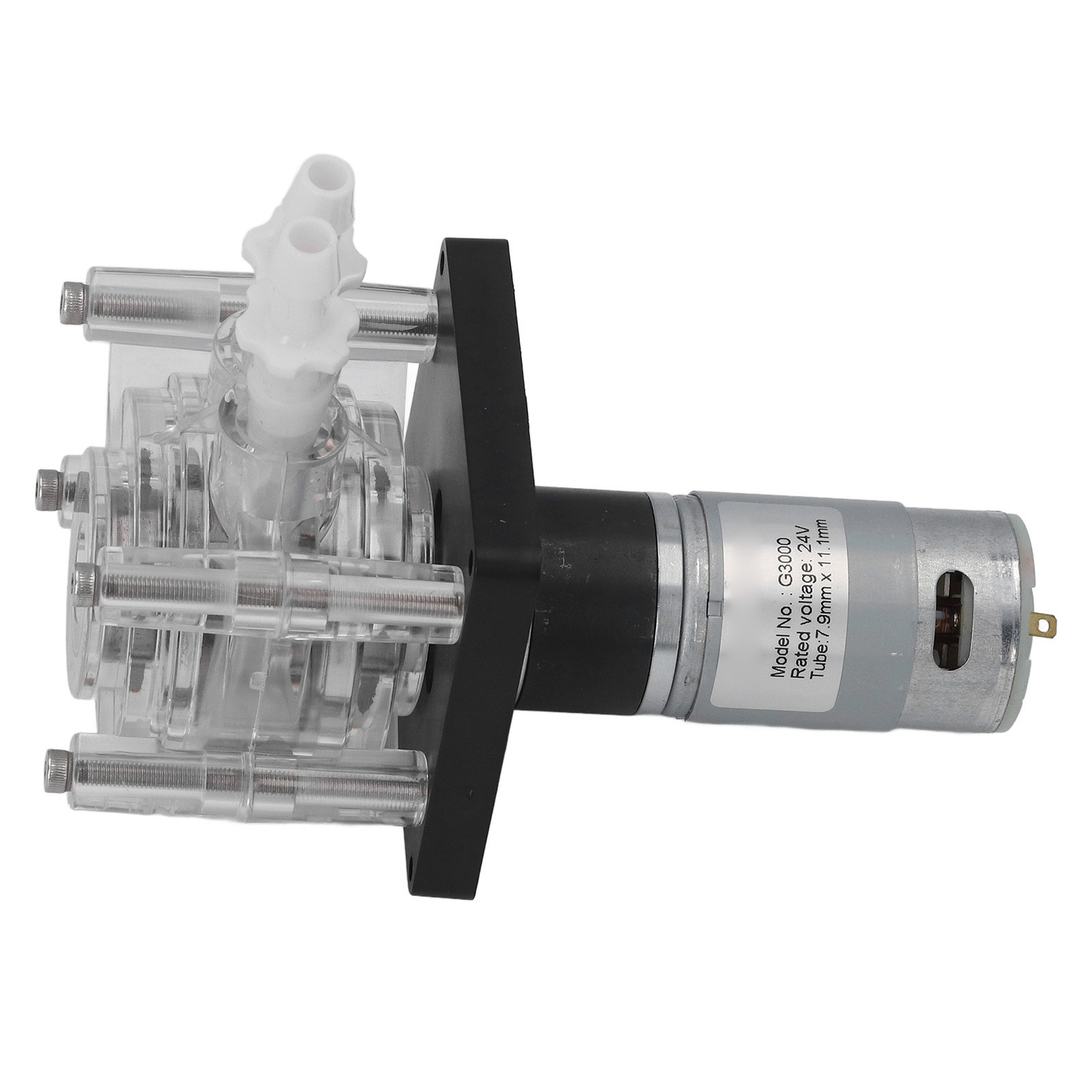 Self Priming Peristaltic Pump All Metal DC Reduction Motor 3000mL/min High