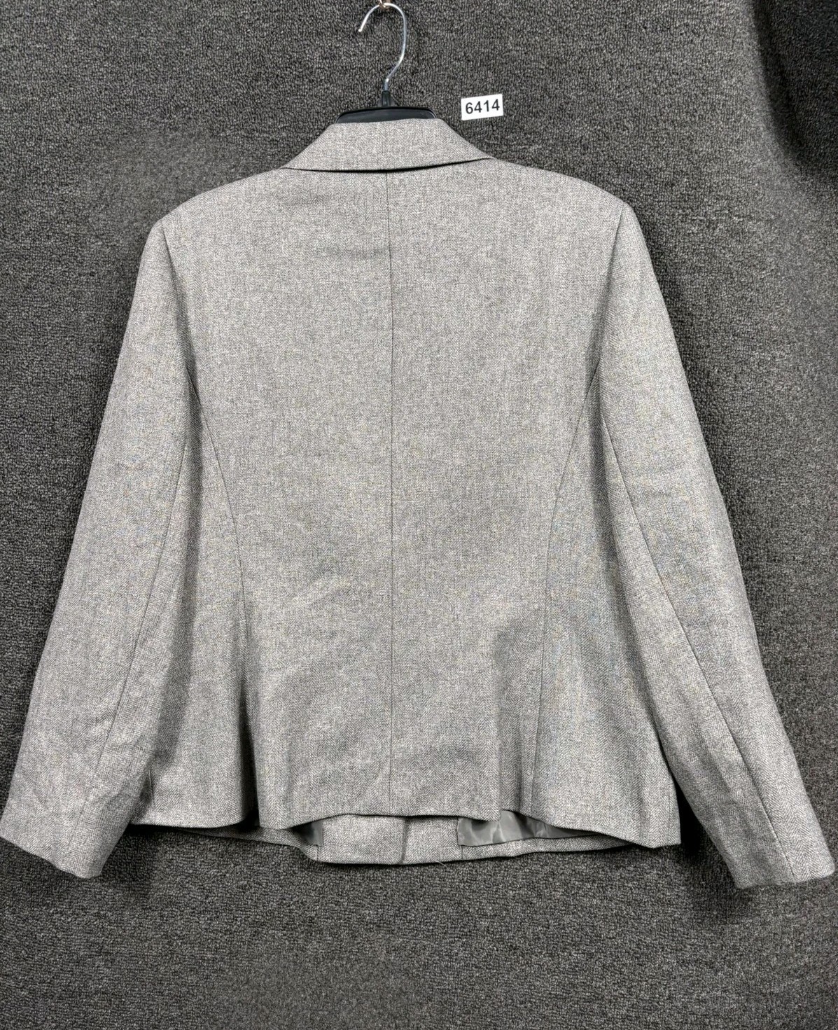 Le Suit Blazer Suit Jacket Womens Size 16 Gray Single Breasted 2 Buttons Casual