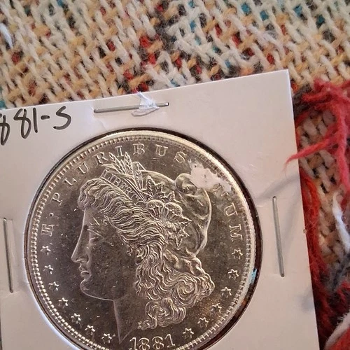 1881 Morgan Silver Dollar San Francisco Uncirculated $1 Silver Uncertified