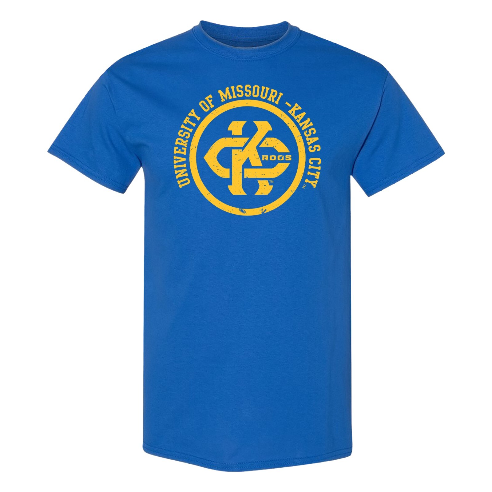 University of Missouri-Kansas City Distressed Circle Logo T-