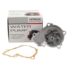 Engine Water Pump and Gasket Hitachi For Nissan 240SX D21 Pickup XE L4 2.4L