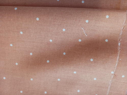 Stack Peach Cotton Fabric 5 Pcs Polka Dots Plaid Kate & Birdie Brother Sister D - Picture 10 of 23