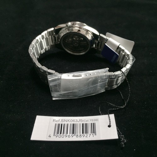 SEIKO 5 SNK063J5 21 Jewels Automatic Japan Made Arabic Number Limited 34mm Dial - Picture 6 of 8