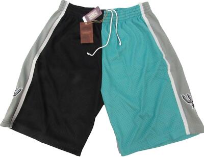 San Antonio Spurs Mens Big & Tall Sizes Mitchell & Ness Split Swingman Shorts