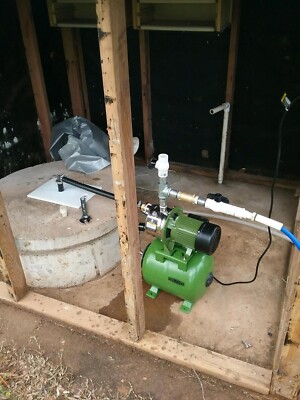 1 HP Stainless Steel Shallow Well Pump & Tank w/ Pressure