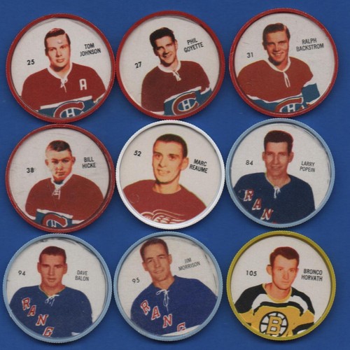 1960-61 SHIRRIFF SALADA NHL HOCKEY COIN 60-61 COINS 1-120 SEE LIST - Picture 188 of 241