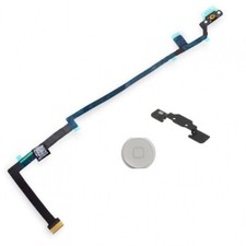 Home Button Compatible For Apple iPad Air Flex Central Replacement Tablet White