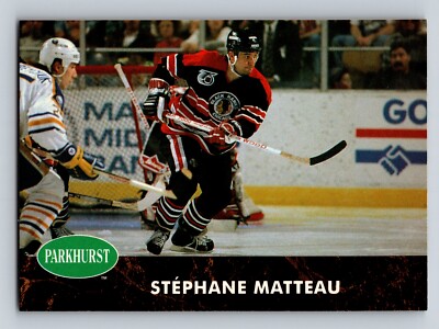 Stephane Matteau 1991-92 Parkhurst #259 Chicago Blackhawks