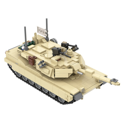 A Minifig-scale Model Tank with Full Interior 972 Pieces Building Set