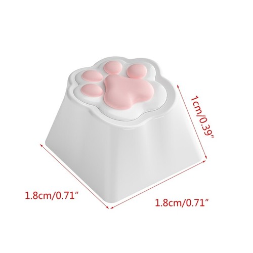 3D Cat Claw Keycaps Gaming Keycaps Replacement MX Structure Keycaps - Afbeelding 8 van 8