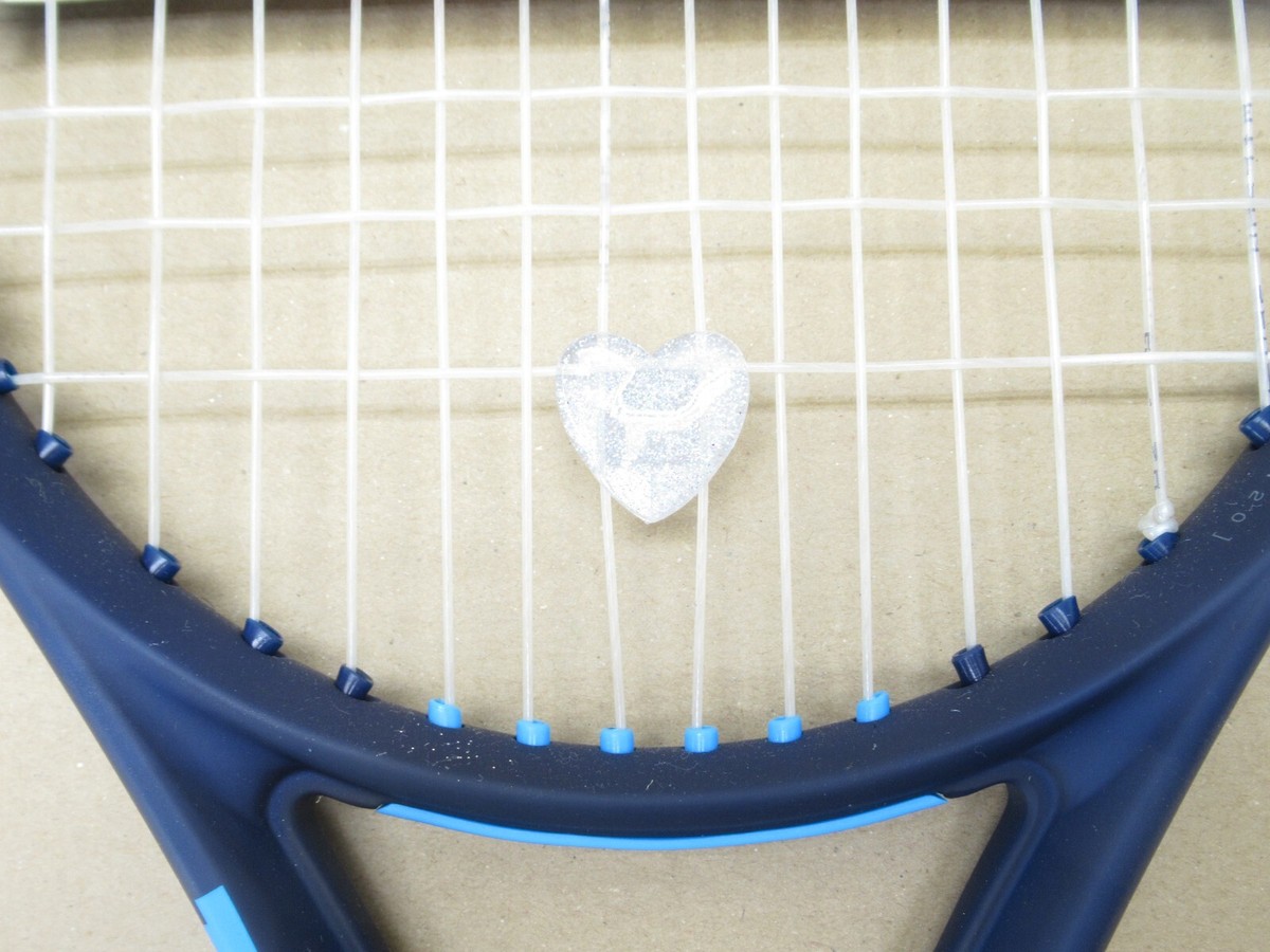 NEW* 2X WILSON "CLEAR SPARKLING HEART" VIBRATION DAMPENERS FOR TENNIS  RACQUETS | eBay