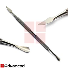 Cuticle Pusher Spoon Remover Long Curved Manicure Pedicure Nail Art Cleaner Tool
