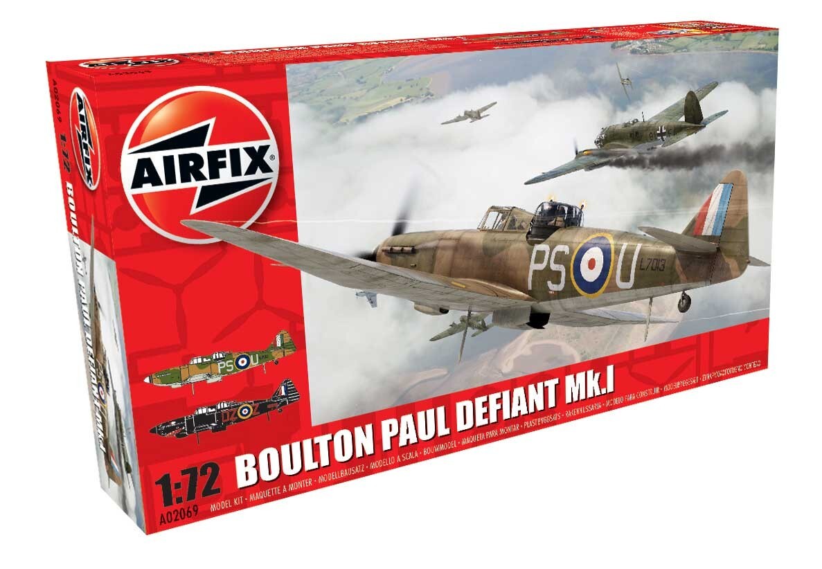 Airfix 1:72 Scale - Boulton Paul Defiant Mk.I Model Kit A02069