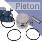 Air Compressor Replacement Piston 47mm and Rings & Pin Kit with Sealing Gaskets