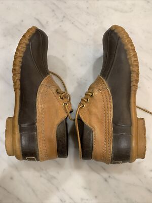 Vintage 60s LL Bean Rubber Maine Hunting Shoes Fishing  display picture 1