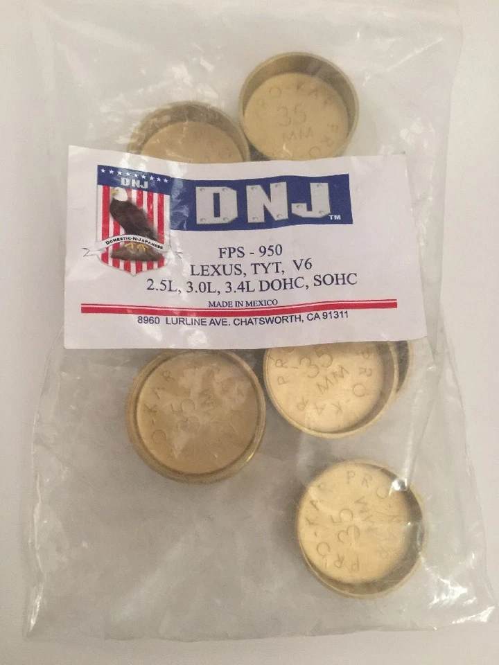 Kit de enchufe congelador 88-95 Toyota Pickup 4Runner T100 Camry 3,0 L 2VZFE 3VZE 3VZFE  Foto 3 de 4