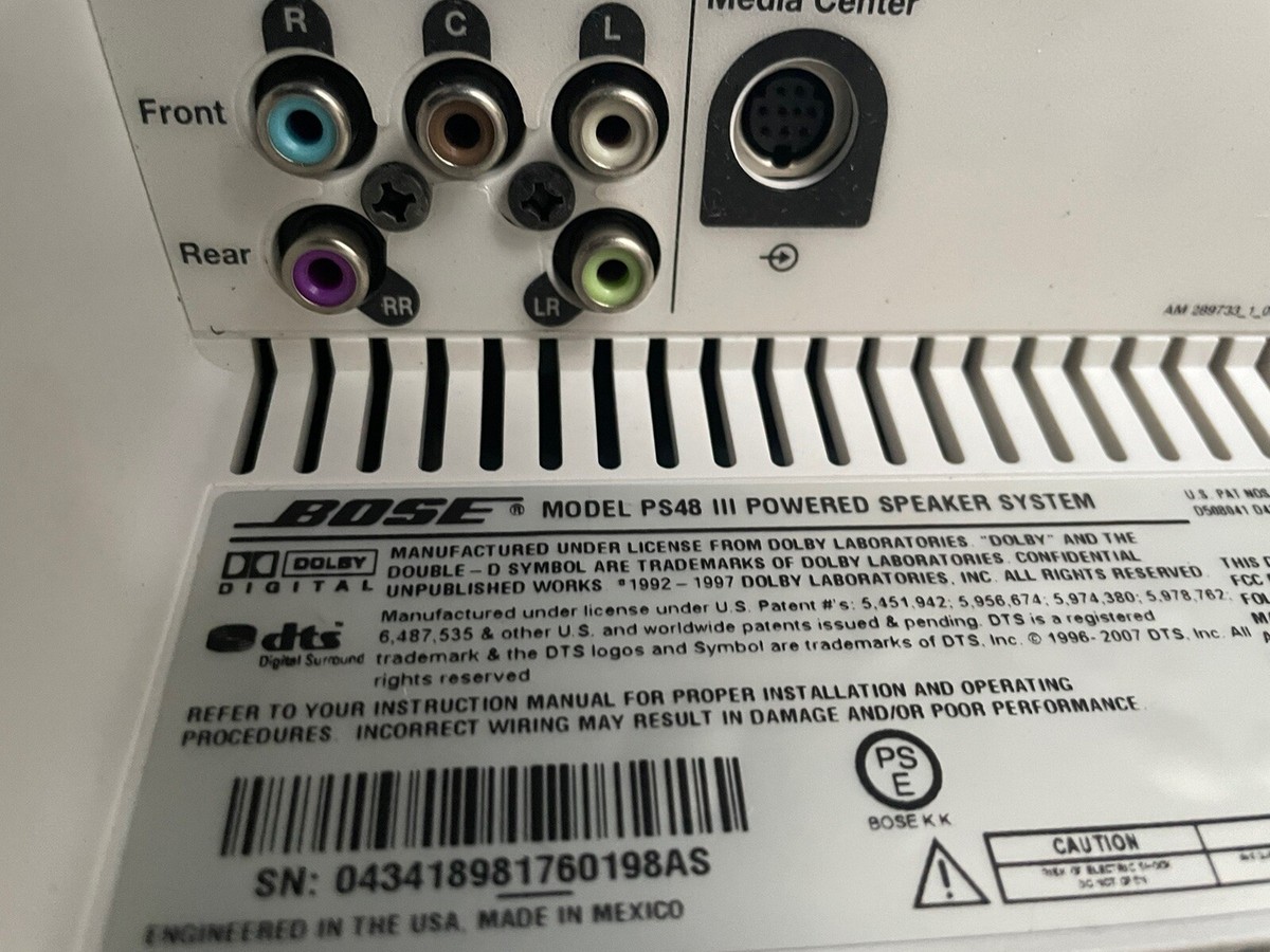 Bose PS 48 Series III Powered Subwoofer Lifestyle 18 28 38 48 V25
