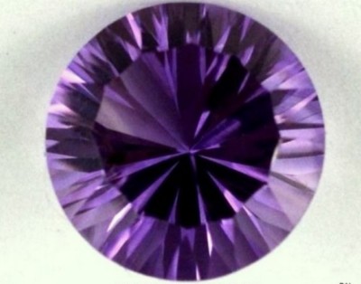AFRICAN AMETHYST 10 MM ROUND CONCAVE CUT ALL NATURAL AAA