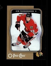 2007 O-Pee-Chee #104 Jim Vandermeer Blackhawks 8 - NM/MT