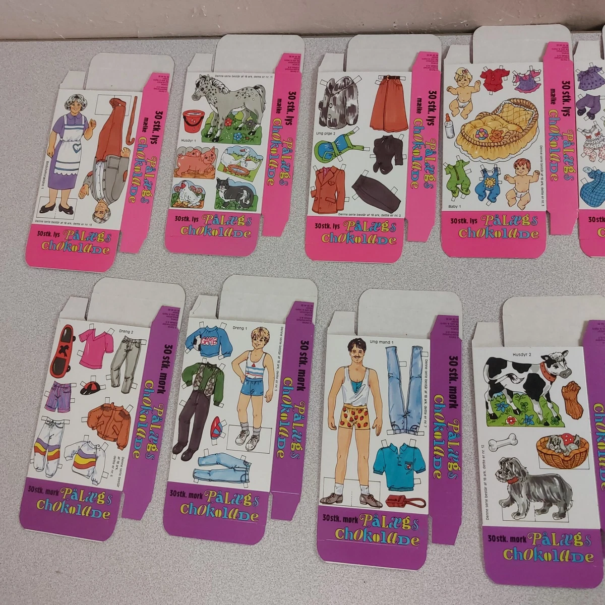 Chocolate paper doll hotsell