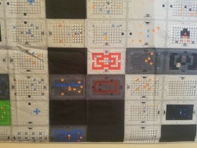 Legend of Zelda Dungeon  Maps (all 9) banner 40x60" tapestry 8 bit classic NES