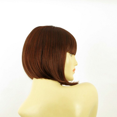 short wig for women dark brown copper intense ref: FLORENCE 322 PERUK - Picture 7 of 9