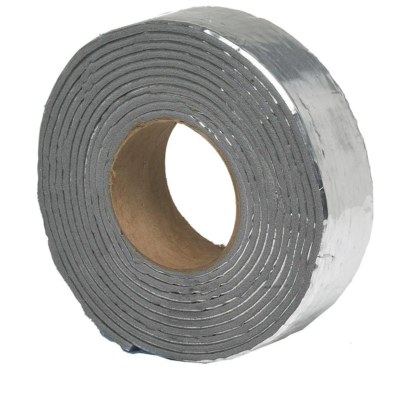 Foam & Foil Pipe Wrap Insulation Tape – 2in X 15ft, Covers Both Hot & Cold Lines, Fire Rated
