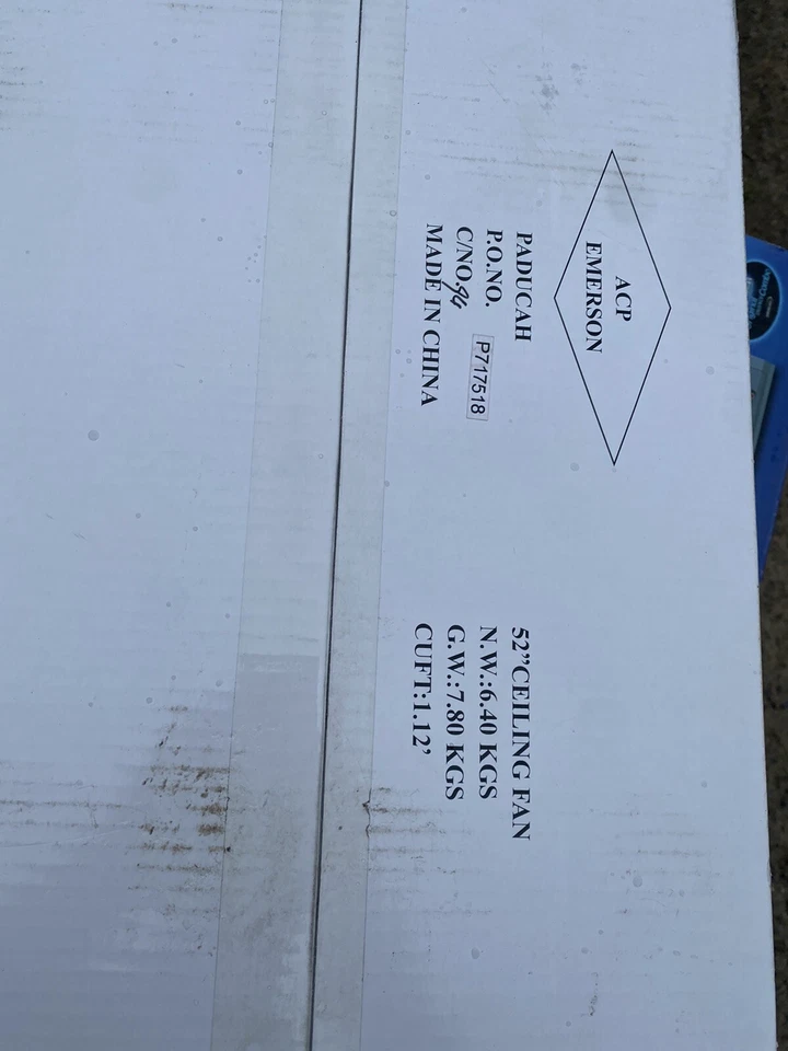 Emerson Ceiling Fan CF705S Snugger 52-Inch Polished Brass Finish 5 Reversible - Image 2 of 4