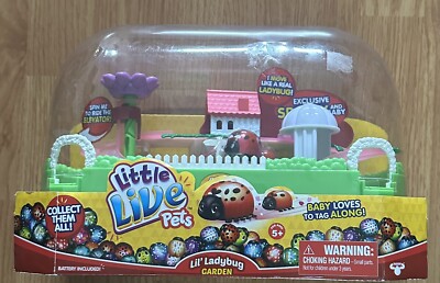 Little Live Pets Lil' Ladybug Garden Playset Spotsy Baby