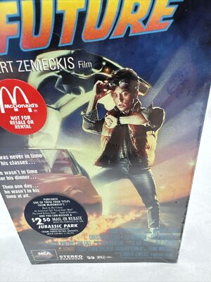 McDonald's 1994 BACK TO THE FUTURE Promo VHS Michael J Fox NEW w