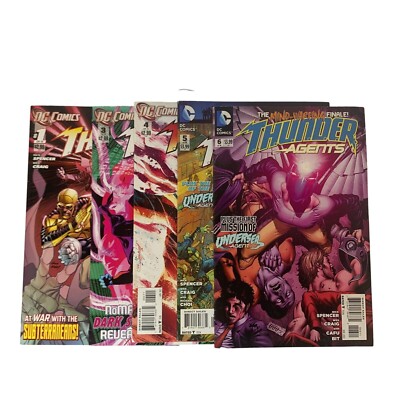 Thunder Agents Vol 4 #1, 3, 4, 5 & 6 Spencer & Craig DC Comics 2011