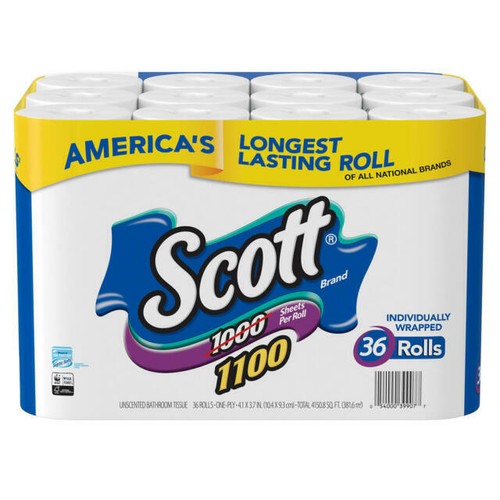  Commercial FSC Certified 2-Ply 9 Jumbo Toilet Paper,  Septic Safe, Compatible with Universal Dispensers, Unscented, 1000 Feet per  Roll, 12 Rolls, White : Health & Household